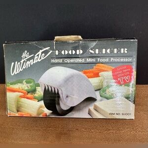 Vintage 80’s The Ultimate Mini Magic Roller Slicer Chopper Dicer and Shredder
